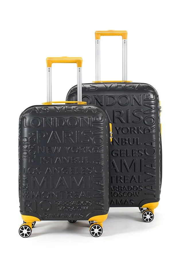 Ekstra Dayanıklı Kabin Ve Orta 2'li Valiz Seti